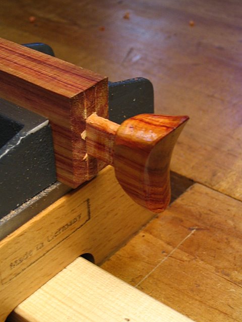 Carving Drawer Pull of Tulipwood